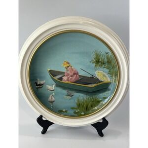 AK KAISER‎ Porcelain Plate "Summer Is Forever" 10" No. 1080 "Yesterday's World"